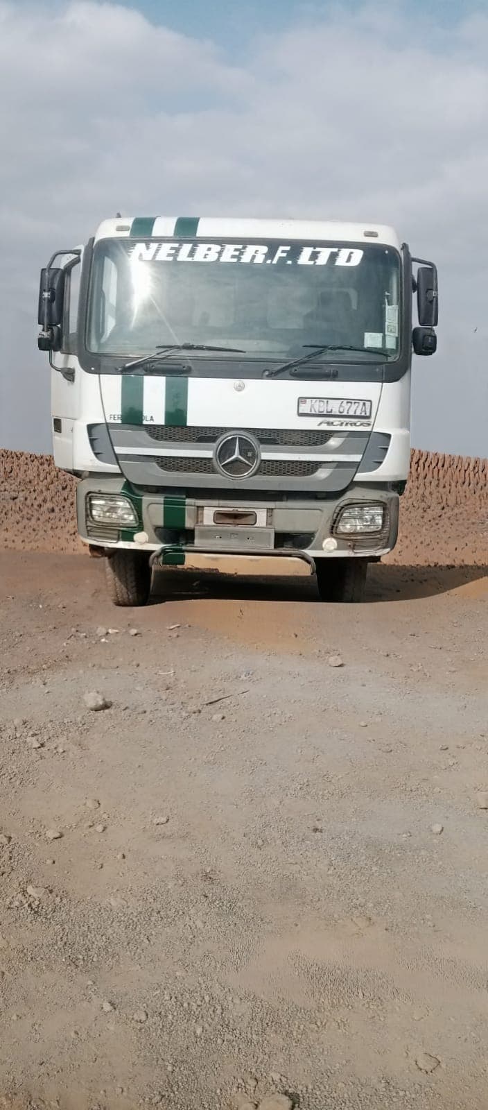 Branded Nelber Farm Ltd Mercedes Actros truck