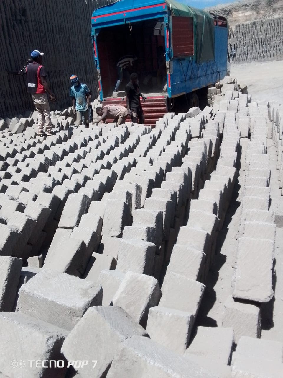 Machine-cut Taveta stones